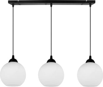 OEM L&aacute;mpara Colgante Cl&aacute;sica De Metal Con Pantalla De Cristal