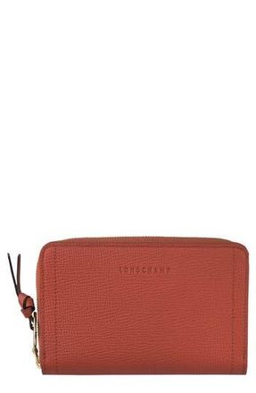 Longchamp Compact Zip Wallet in Marmalade at Nordstrom Rack