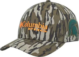 Columbia Mens Columbia Mossy Oak Camo Michigan State Spartans Bottomland Flex Hat at Nordstrom, Size Small/medium
