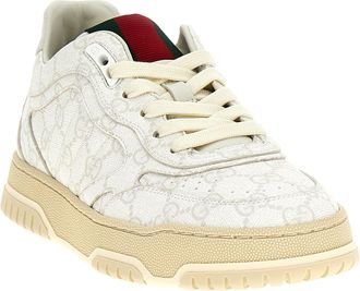 Gucci Womens White Polyethylene Sneakers