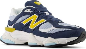 New Balance Gender Inclusive 9060 Sneaker in Vintage Indigo/Apollo Gold at Nordstrom, Size 12.5 Womens