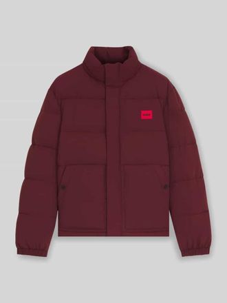 HUGO BOSS Regular Fit Steppjacke mit Stehkragen Modell BALTO2541 in Bordeaux, Gr&ouml;&szlig;e XXL