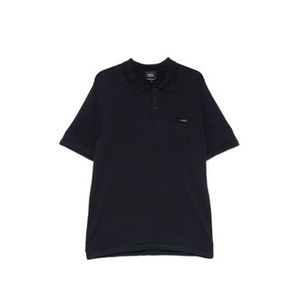 A.P.C. A. p.c. Gide Logo-embroidered Chest-pocket Polo Shirt