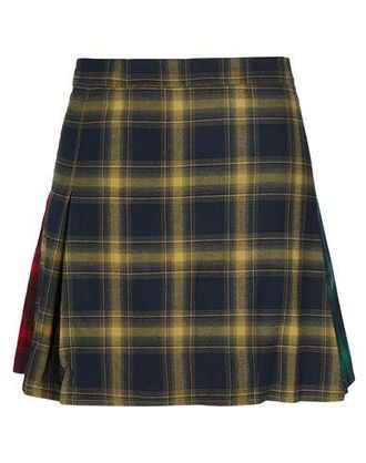 8 by YOOX TARTAN PLEATED KILT MINI SKIRT