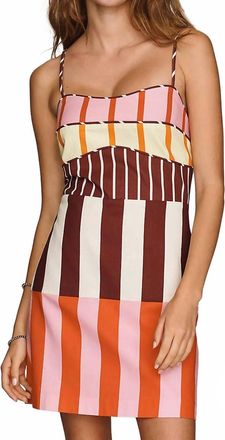 endless rose Mixed-Print Mini Dress In Multi