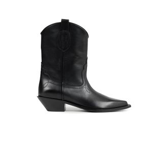 Sonora Frisco Western Leather Ankle Boots