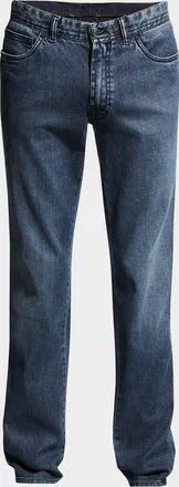 Brioni Dark-Wash Stretch-Denim Jeans