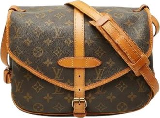 Louis Vuitton Pre-owned Cross Body Bags, female, Brown, Size: ONE SIZE Pre-owned Vintage Shoulder Bag