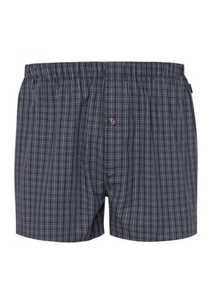 Hanro Fancy Woven Cotton Boxer in Casual Check at Nordstrom, Size Xx-Large