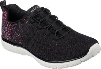 Skechers Womens Virtue Sneaker, Black Black BBK, 6.5 UK
