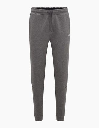 HUGO BOSS Mens Hadiko Solid Patterned Slim Joggers - Grey - Size: 32/30/31/Regular/36