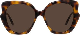 Loewe Slim Brown Geometric Sunglasses