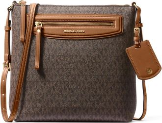 Michael Kors Jet Set Travel Large Crossbody - Dames - Schoudertassen - Bruin - ONE Size - Polyester - Tassen