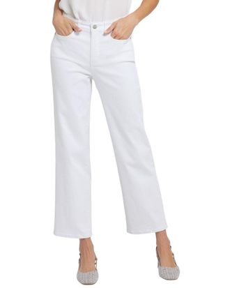 NYDJ Nydj Petite Bailey Optic White Straight Leg Jean