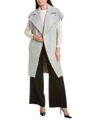 Joseph Ribkoff Fuzzy Eyelash Long Vest