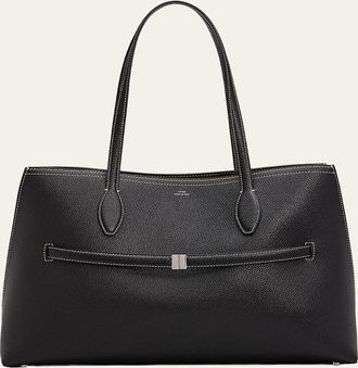 Toteme Lounge Grain Leather Tote Bag
