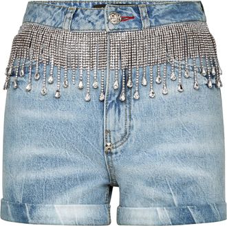 Philipp Plein Hot pants Fringe