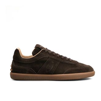 Tod's Brown Suede Trainers with Rubber Detailing