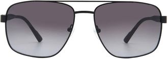 Calvin Klein Grey Navigator Mens Sunglasses CK22114S 002 60
