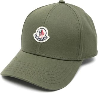 Moncler Cappello da baseball con applicazione logo - Verde