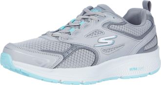 Skechers Womens GO Run CONSISTENT Sneaker, Gray, 4.5 UK medium