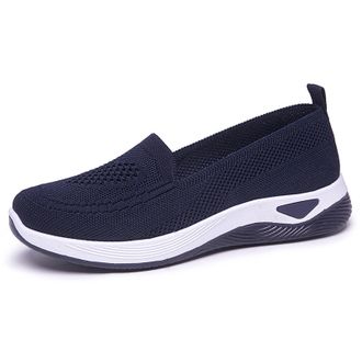 Generic Womens Running Trainers Women Orthopedic Casual Walking Shoes Breathable Soft Sole Slip On Shoes Lightweight Athletic Causal Wide Fit Walking Comforta