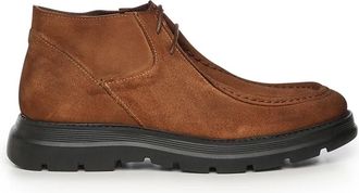 Giuliano Galiano Ronnie Suede Schoenen - Heren - Veterlaarzen - Bruin - 40 EU - Su&egrave;de - Schoenen