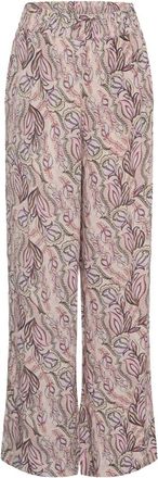 Saint Tropez Wijde broek - Dames - Wijde Broeken - Roze - M - Broeken