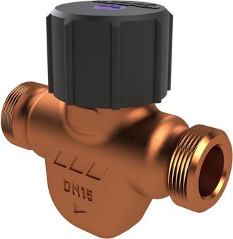 Kemper Kemper Eta-therm V&aacute;lvula Reguladora Autom&aacute;tica De Circulaci&oacute;n, 56 &deg;c A 58 &deg;c, Rosca Macho, Figura 130 0g, Dn 15, 1300g01500