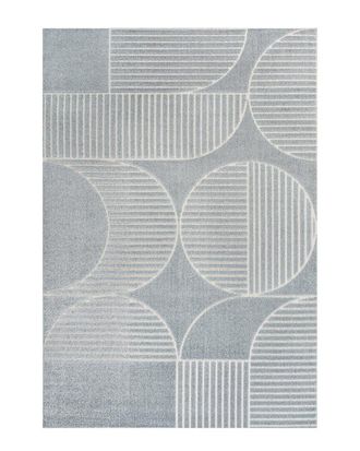 Jonathan Y Designs Jonathan Y Nordby High-Low Geometric Arch Scandi Striped Indoor/Outdoor Area Rug