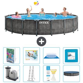 Intex Piscina Prism Frame Redonda - 549x122 Cm - 9-piezas S651