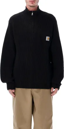 Carhartt Work in Progress Black Half Zip Sweater