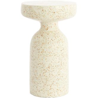 Light & Living Mesa Auxiliar Light & Living Moravit En Terrazo Crema - &Oslash;32x54 Cm