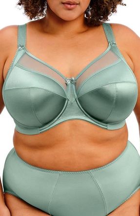 Goddess Keira Full Figure Underwire Bra in Seafoam at Nordstrom, Size 46Ddd
