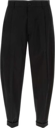 Dolce & Gabbana Black stretch gabardine pant