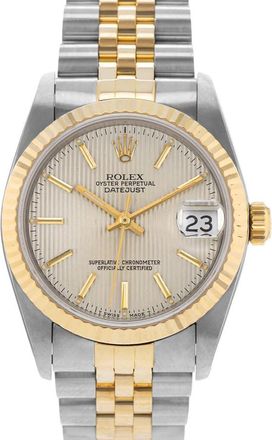 Rolex Pre-owned Rolex Datejust 31 Automatic Silver Dial Ladies Watch 68273 SSJ