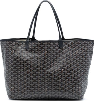 Goyard Pre-owned Womens Goyardine Saint Louis Gm - Black Textile - One Size