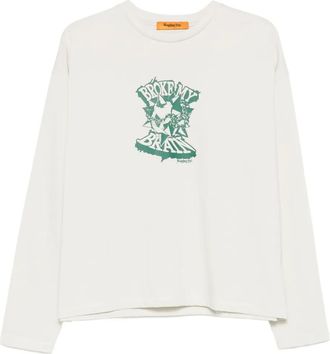 Replay graphic-print T-shirt - unisex - Cotton - M - White