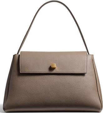 Khaite Audrey Leather Top Handle Bag in Elephant 105 at Nordstrom