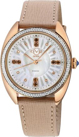 Gevril Group Palermo Diamond Mother of Pearl Dial Ladies Watch 13103