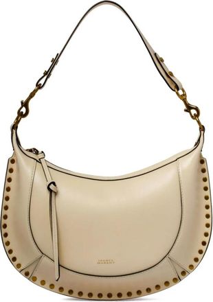 Isabel Marant Cream Naoko Schoudertas - Dames - Schoudertassen - Beige - ONE Size - Leer - Tassen