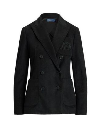 Ralph Lauren LOGO-CREST BRUSHED BLAZER