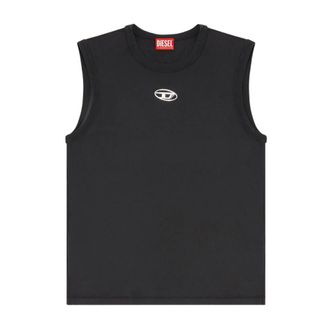 Diesel Heren, Tops, Zwart, Maat: XL Katoen