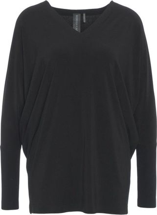 Norma Kamali Relaxed Fit Long-Sleeved T-Shirt With Classic V-Neckline