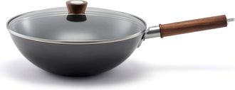 Zwilling Dragon 12-inch Carbon Steel Wok with Lid