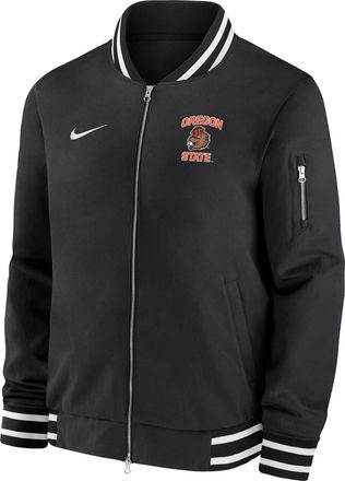 Nike Oregon State Nike Mens College Bomber Jacket in Black | M62424E168ORST-BLK