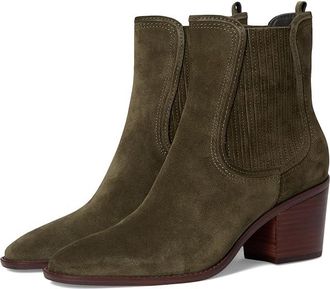 Cole Haan Janelle Chelsea Booties Womens Boots Olive Night Suede : 10.5 B - Medium, Leather