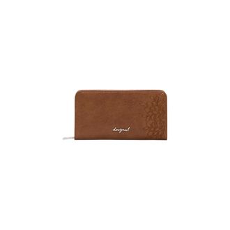 Desigual Wallets & Cardholders, female, Brown, Size: ONE SIZE Zip Fastening Wallet with Inside Pockets