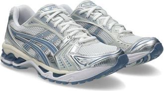 Asics Gender Inclusive GEL-KAYANO 14 Sneaker in White/Light Navy at Nordstrom, Size 6.5 Womens