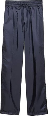 Prada Pantaloni con vita elasticizzata - Blu